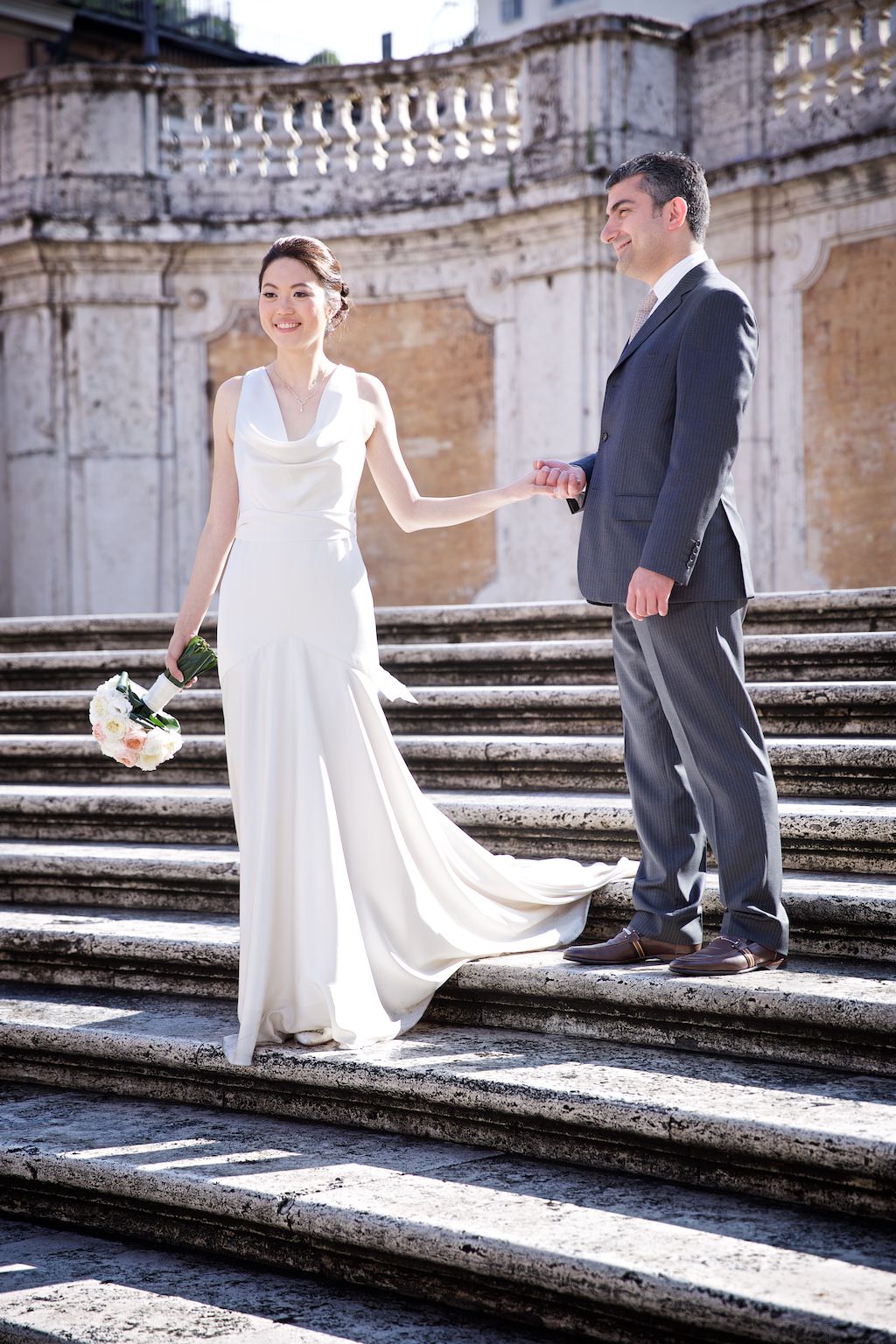 Wedding Rome blessing elopement il palazzetto spanish steps piazza navona colosseum